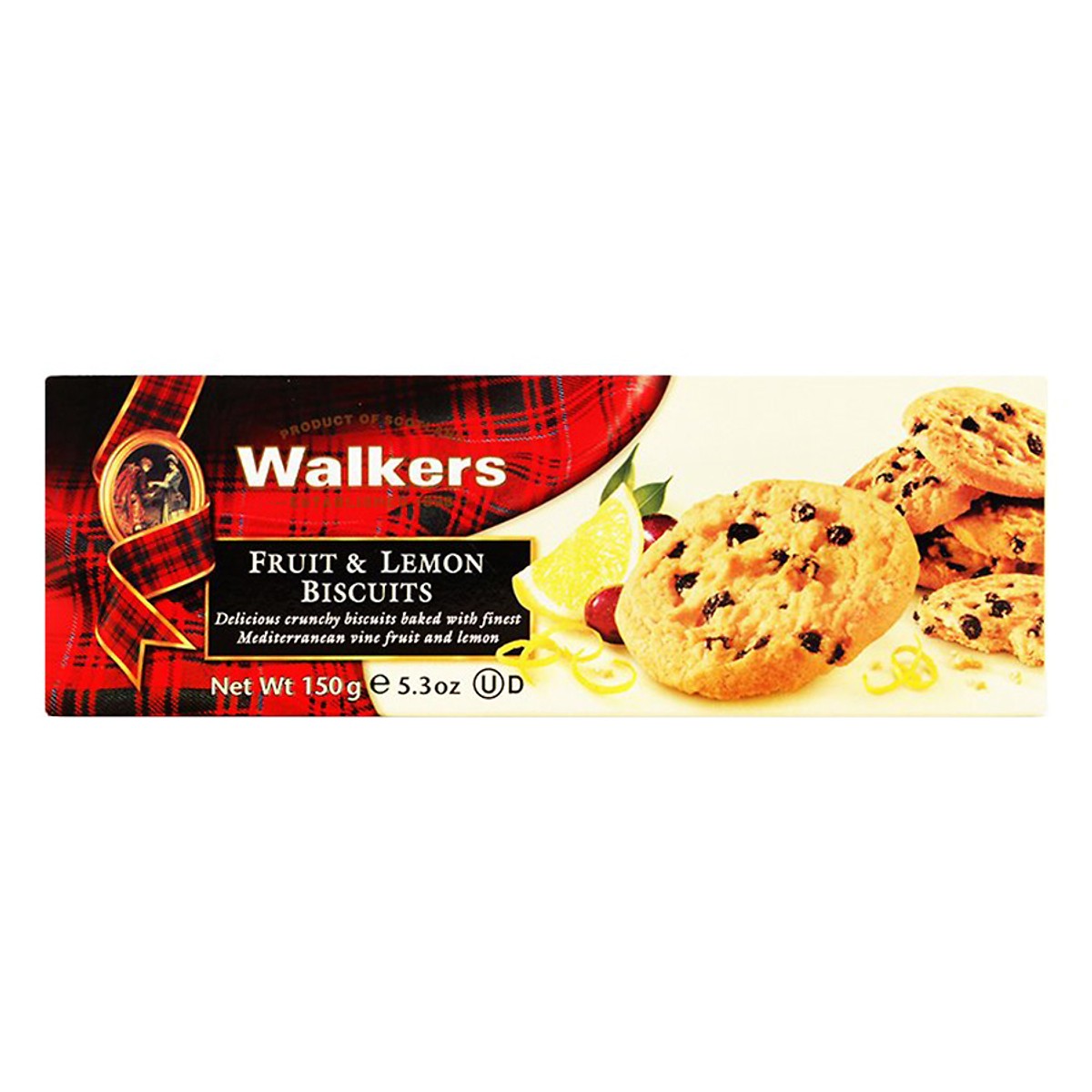 Walkers Biscuit Fruit & Lemon 150gr