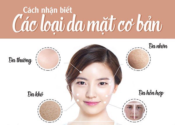 Hướng dẫn cách nhận biết và chăm sóc cho từng loại da