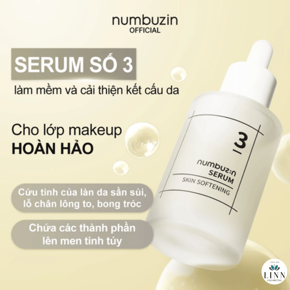 TINH CHẤT NUMBUZIN NO.3 – DA MỊN MÀNG THẤY RÕ SAU VÀI TUẦN