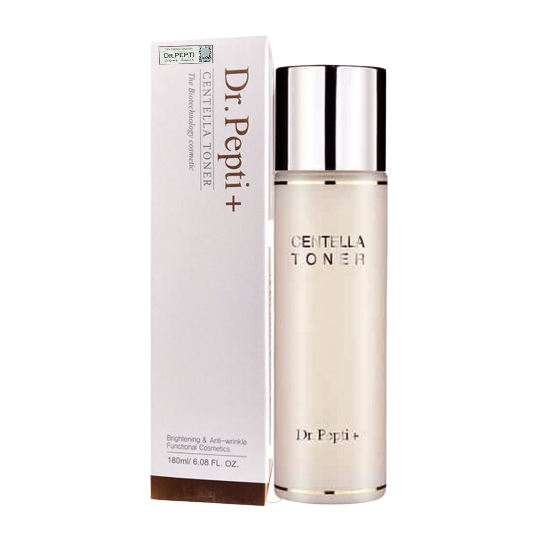 Nước Hoa Hồng Dr.Pepti EX Toner Dr.Pepti Centella Toner Làm Dịu Da Siêu Căng Bóng Hàn Quốc Peptide 180ml dr pepti