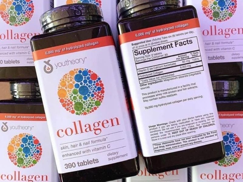 Bột collagen Youtheory Collagen Powder