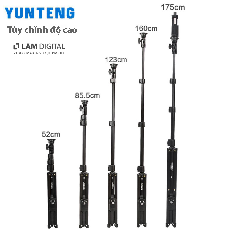 Gậy chụp ảnh đa năng Yunteng 1388L