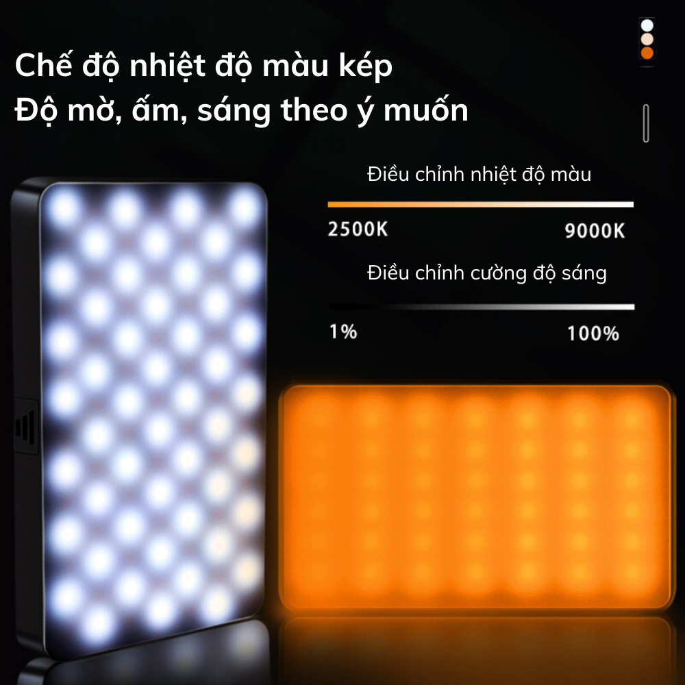 Đèn Vlog video light Ulanzi Vijim VL120 RGB