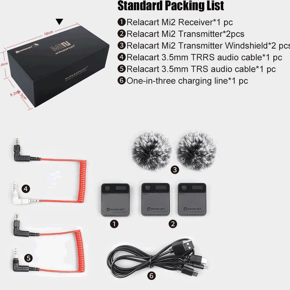 Micro không dây Relacart Mi2