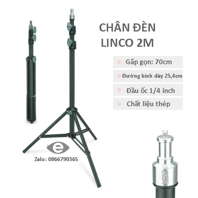 Chân đèn Linco 2m