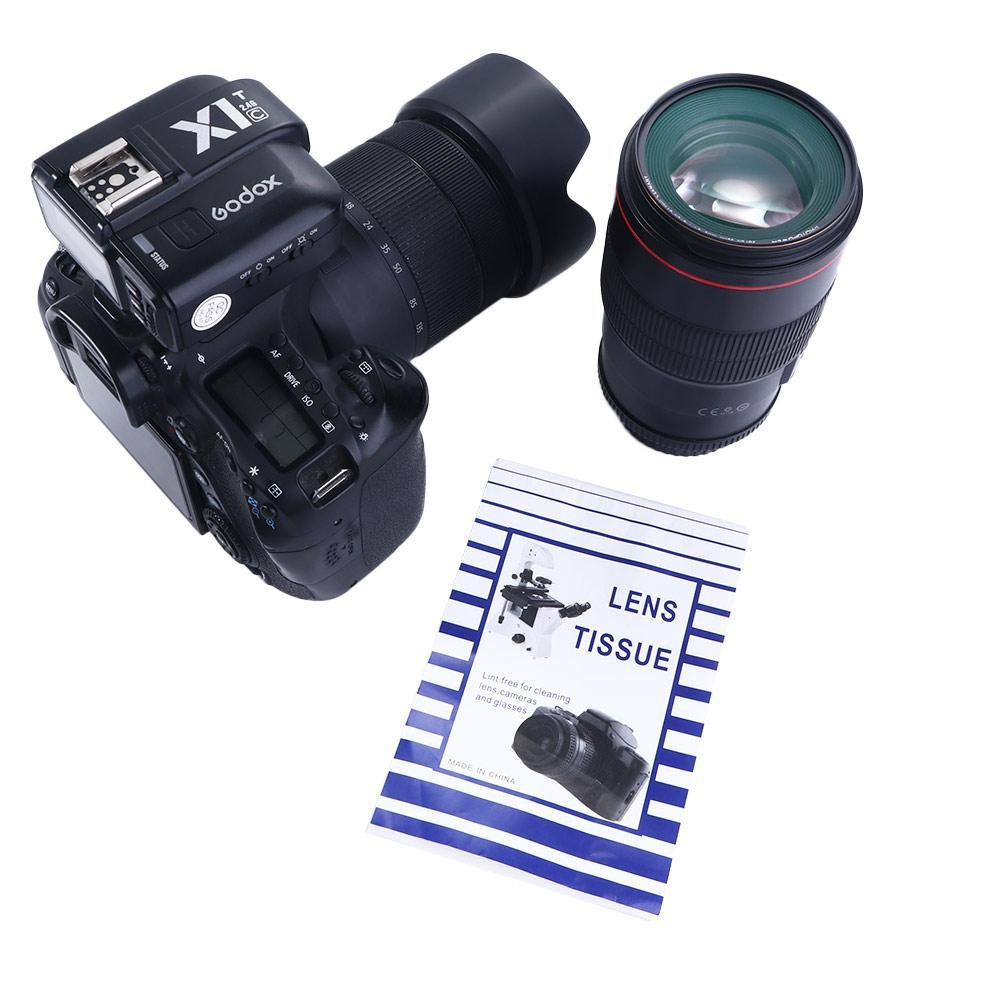 Giấy lau máy ảnh, len dụng cụ vệ sinh camera khăn giấy làm sạch ống kính bộ 50 tờ