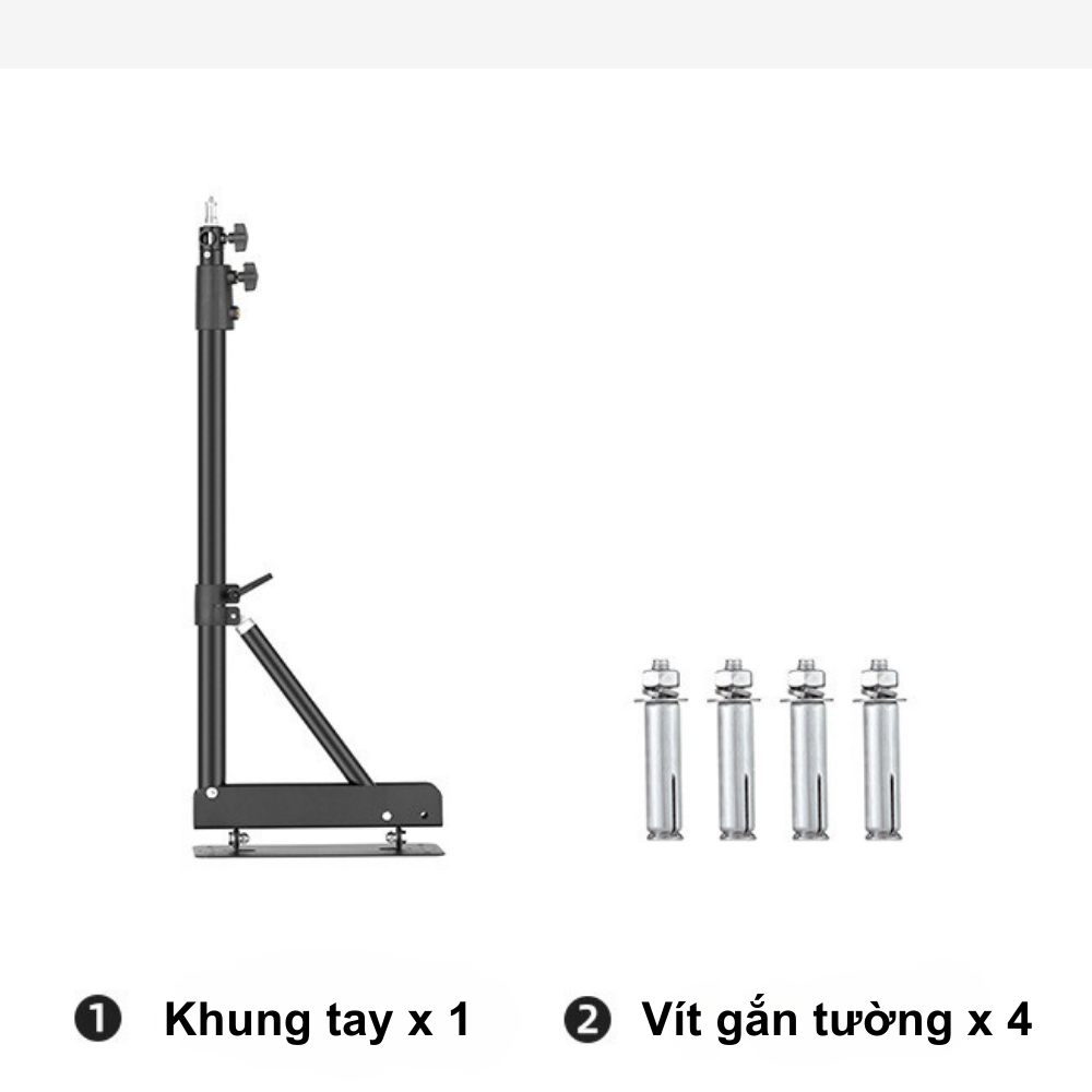 Tay treo đèn gắn tường bằng thép chịu tải 5-10kg (Loại tốt)