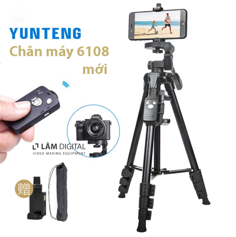 Tripod điện thoại Yunteng 6108 chính hãng