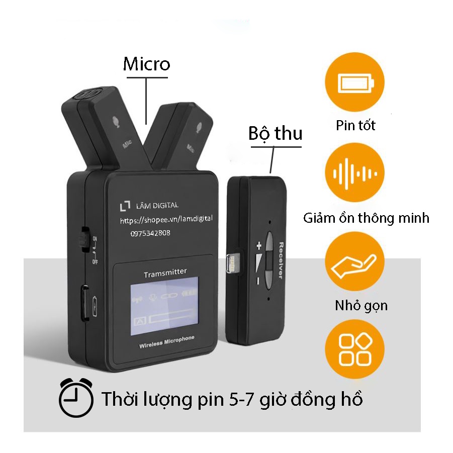 Micro không dây tai thỏ CW108/ LW109