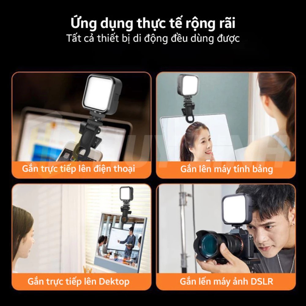 Đèn led WL-R1 RGB trợ sáng makeup, quay video chụp ảnh