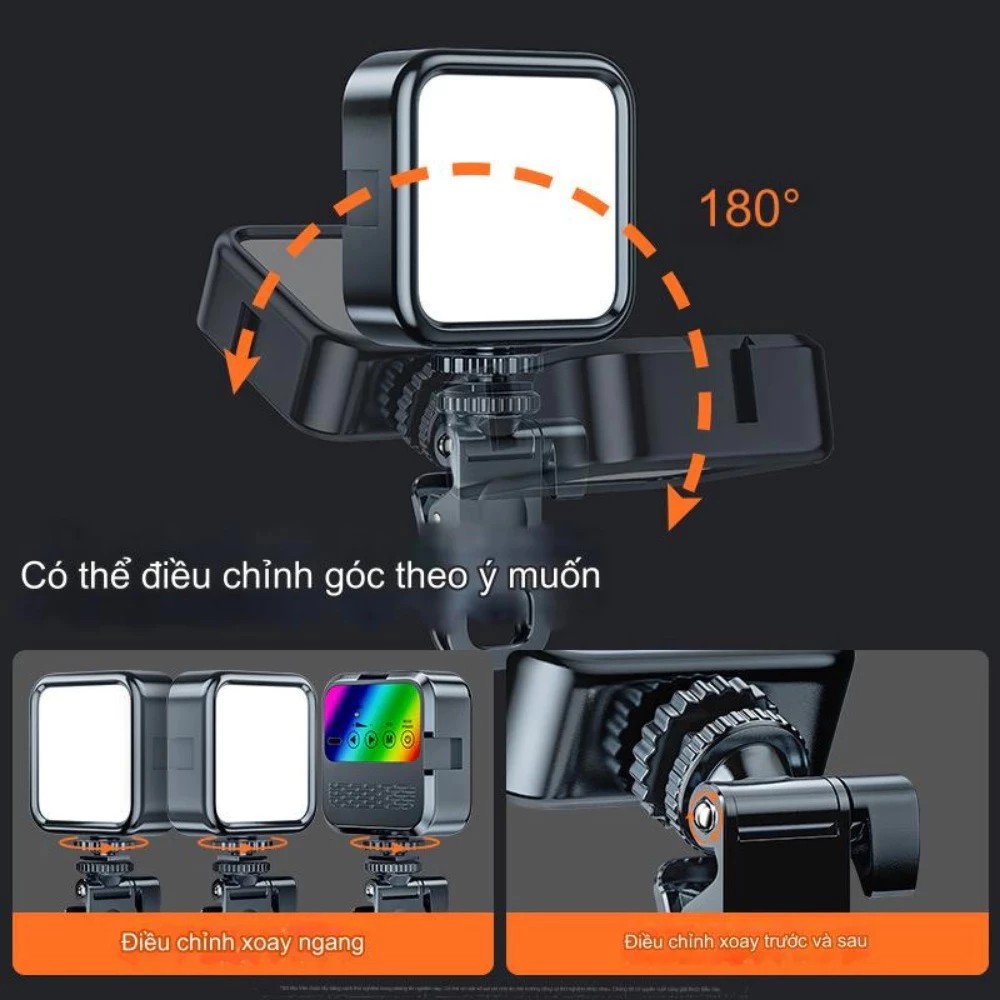 Đèn led WL-R1 RGB trợ sáng makeup, quay video chụp ảnh