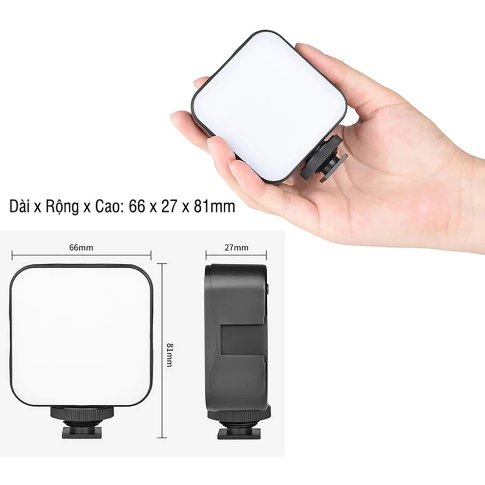 Đèn led WL-R1 RGB trợ sáng makeup, quay video chụp ảnh