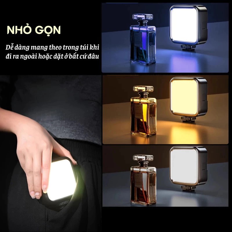 Đèn led WL-62 trợ sáng makeup, quay video chụp ảnh