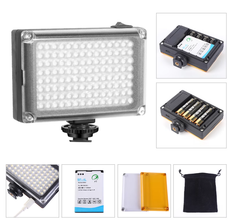 Đèn led quay phim REC video light (đèn cho makeup)