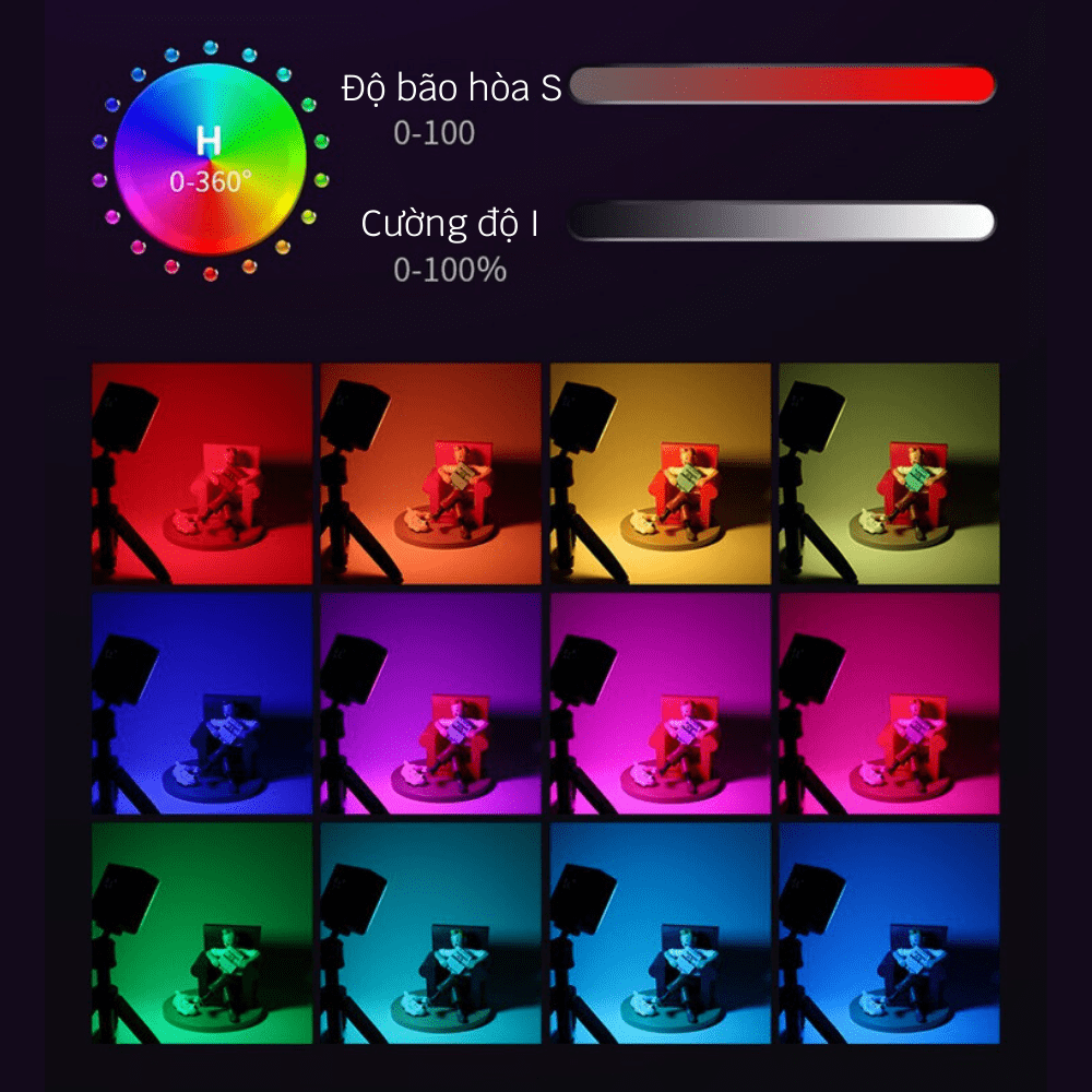 Đèn ULANZI VL49 RGB Pro