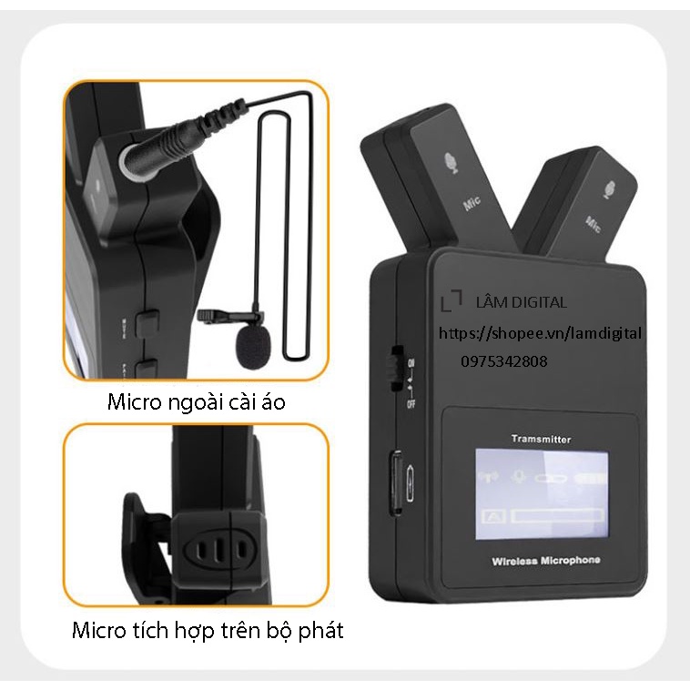 Micro không dây tai thỏ CW108/ LW109