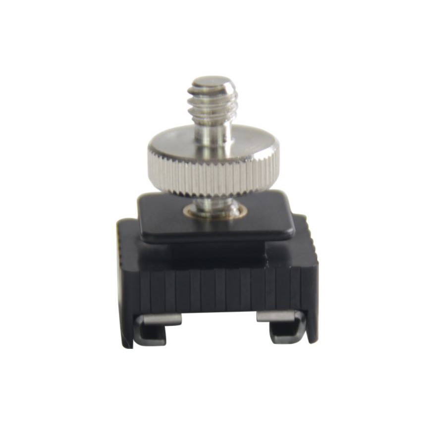 Vít 2 đầu 1/4 inch + hotshoe mount adapter