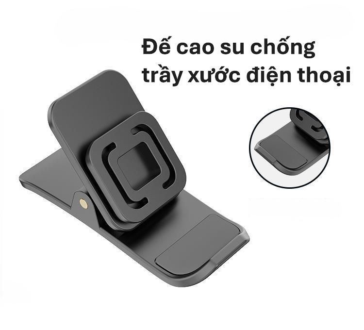Kẹp đèn led mặt sau điện thoại quay video tiện lợi