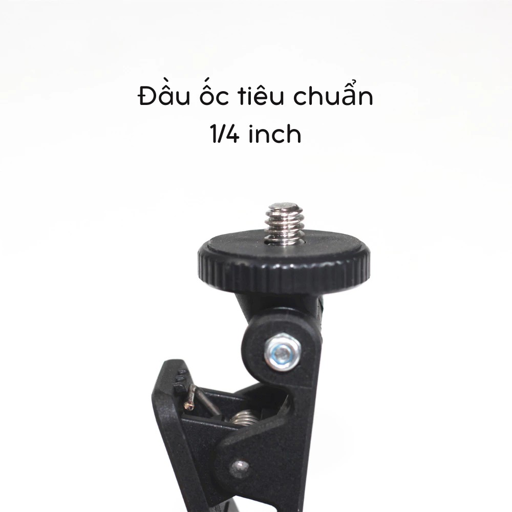 Kẹp gắn đèn lên điện thoại, máy tính, máy tính bảng tiện lợi