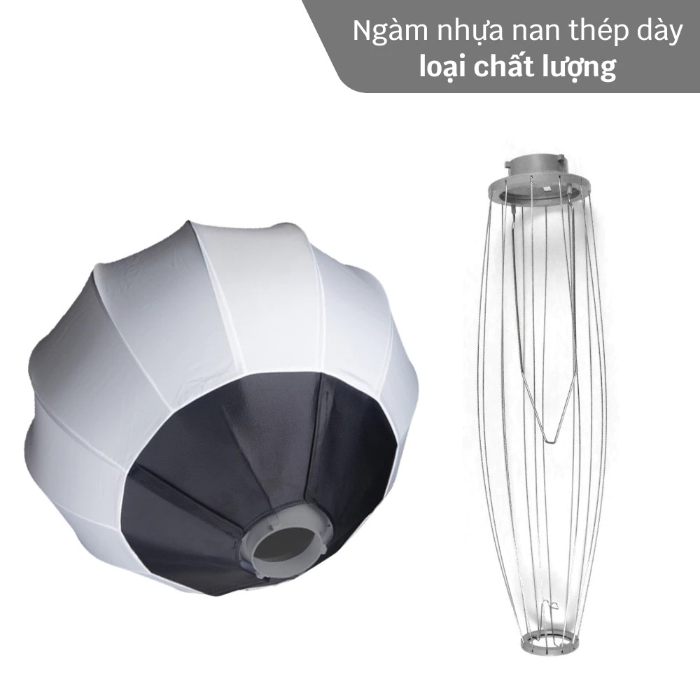 Hộp mềm softbox chinaball 65cm ngàm bowen cho đèn studio