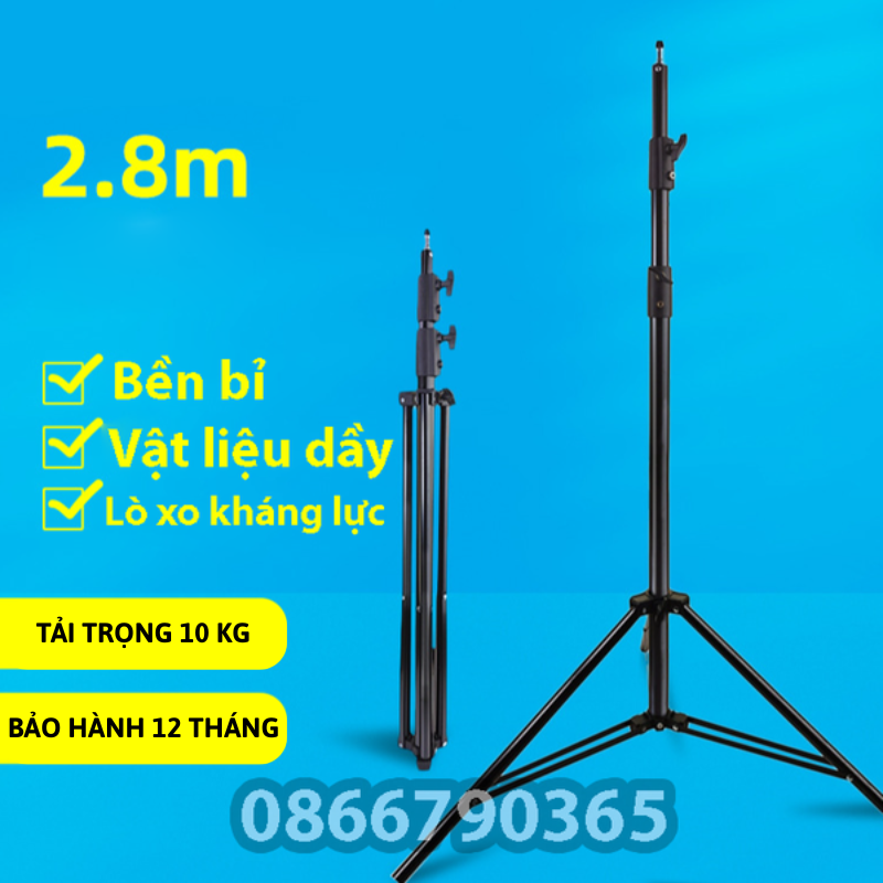 Chân đèn studio tải trọng lớn 10Kg