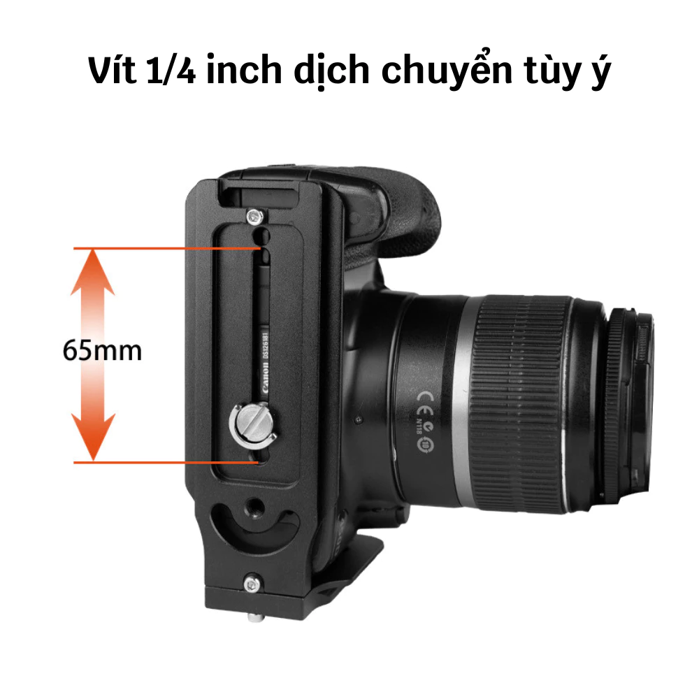 Tấm tháo nhanh quick plate bracket chữ L 2 mặt