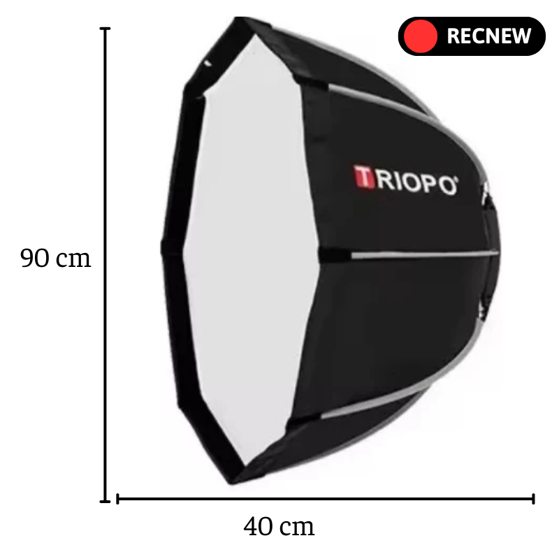 Softbox bát giác Triopo K2 thao tác nhanh (55/65/90 cm)