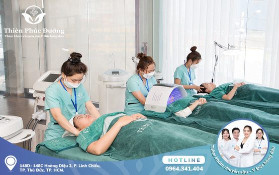 Khoa da liễu phòng khám Đa khoa YHCT Thiên Phúc Đường