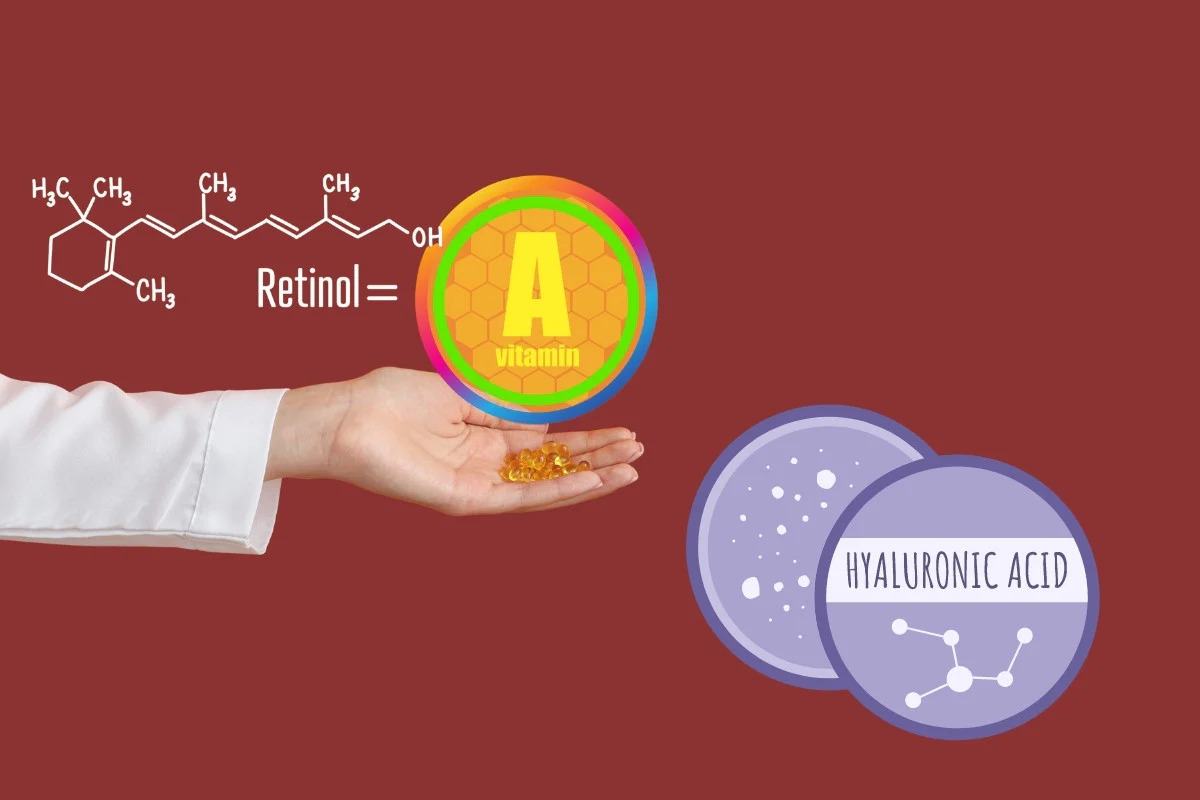 Kết hợp 2 dưỡng chất Retinol và Hyaluronic