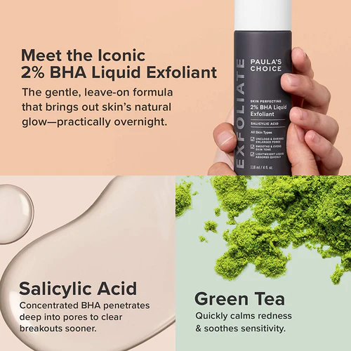 Salicylic Acid trong sản phẩm mang lại cho sản phẩm khả năng dễ dàng thẩm thấu sâu
