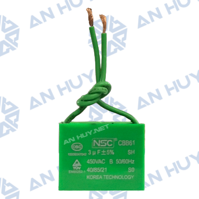 Tụ quạt vuông NSC 3uF/450V