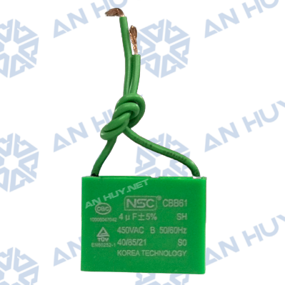 Tụ quạt vuông NSC 4uF/450V