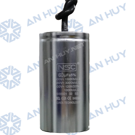 Tụ nhôm dây NSC 60uF