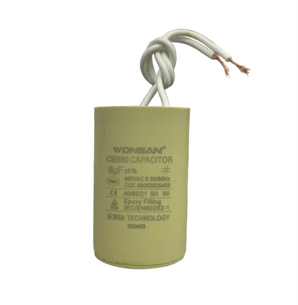 Tụ nhựa vàng WONSAN 8uF/450V