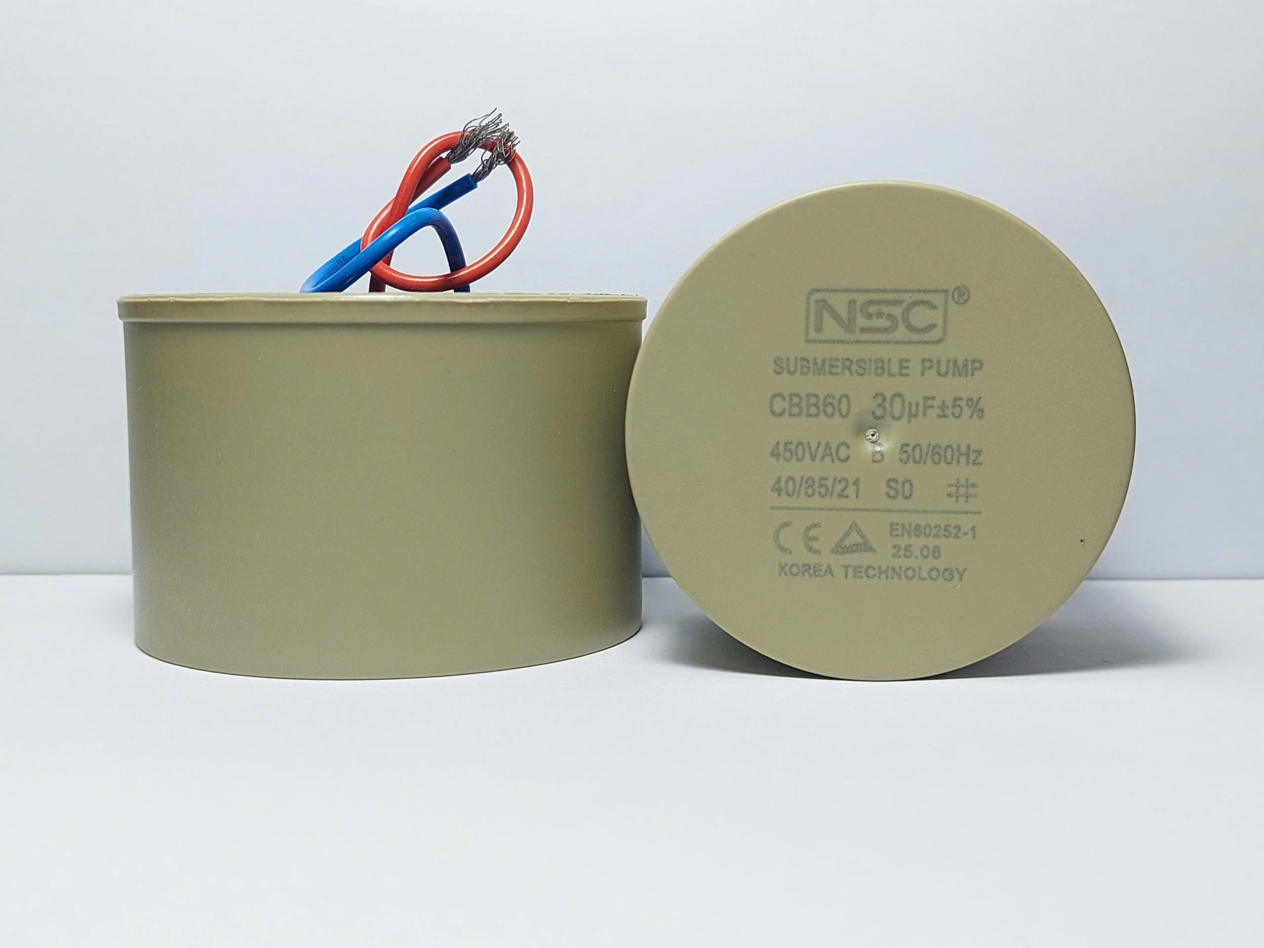 Tụ vỏ nhựa chịu nhiệt, kháng dầu NSC 30uF/450V