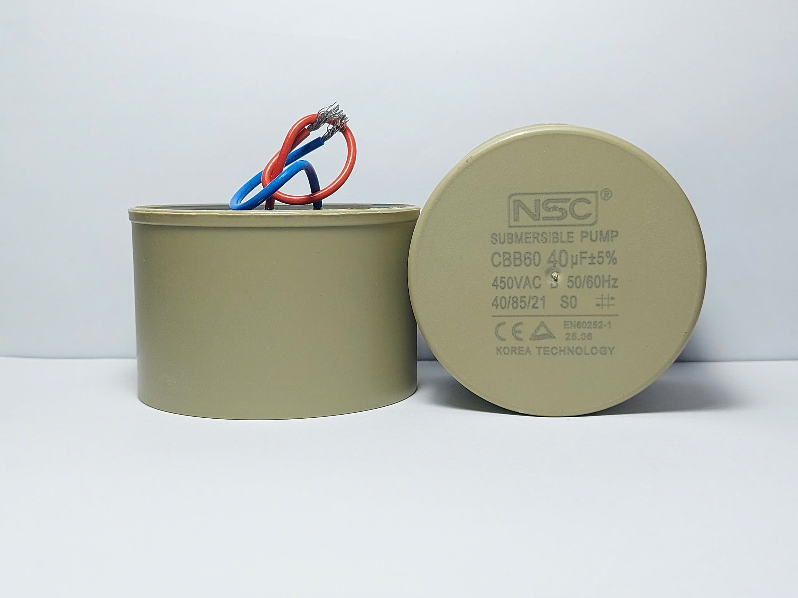 Tụ vỏ nhựa chịu nhiệt, kháng dầu NSC 40uF/450V