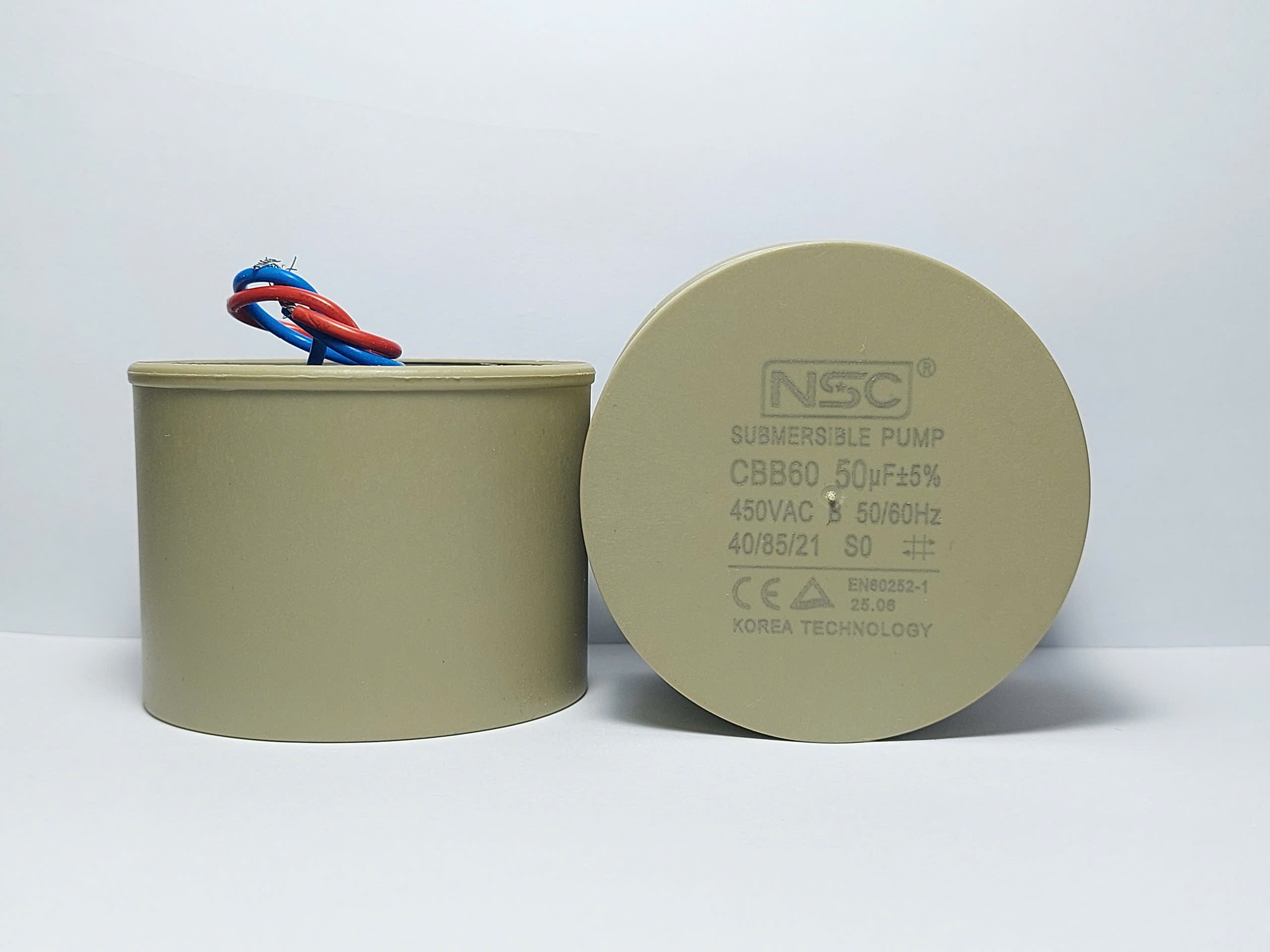 Tụ vỏ nhựa chịu nhiệt, kháng dầu NSC 50uF/450V