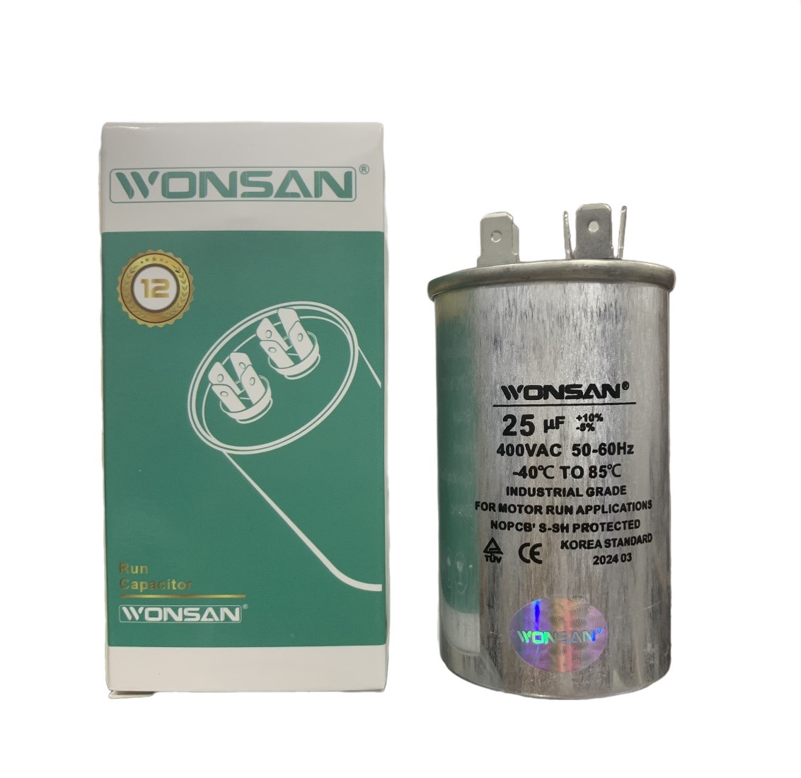 Tụ ngậm nhôm Wonsan 25uF/450V