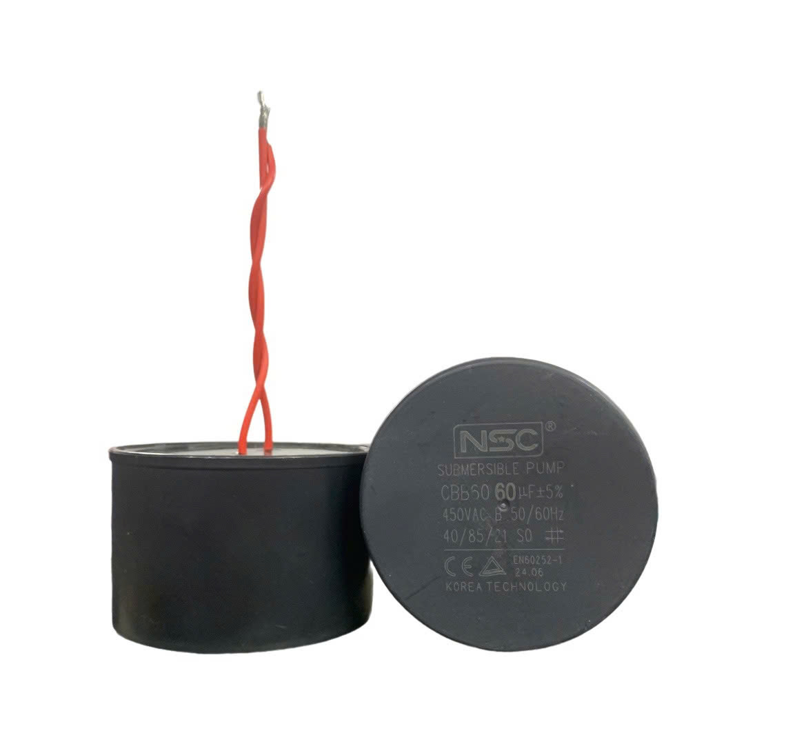 Tụ vỏ nhựa chịu nhiệt, kháng dầu NSC 60uF/450V