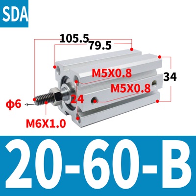 Xi lanh khí nén SDA20 series