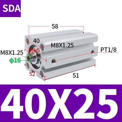 Xi lanh khí nén SDA40 series