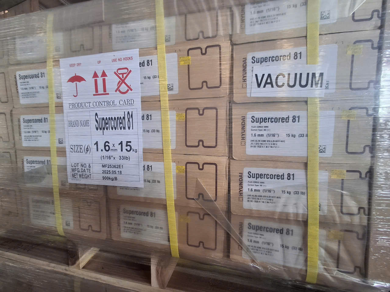 Vật tư Gia Huy là đơn vị phân phối dây hàn Supercored 81 Hyundai chính hãng