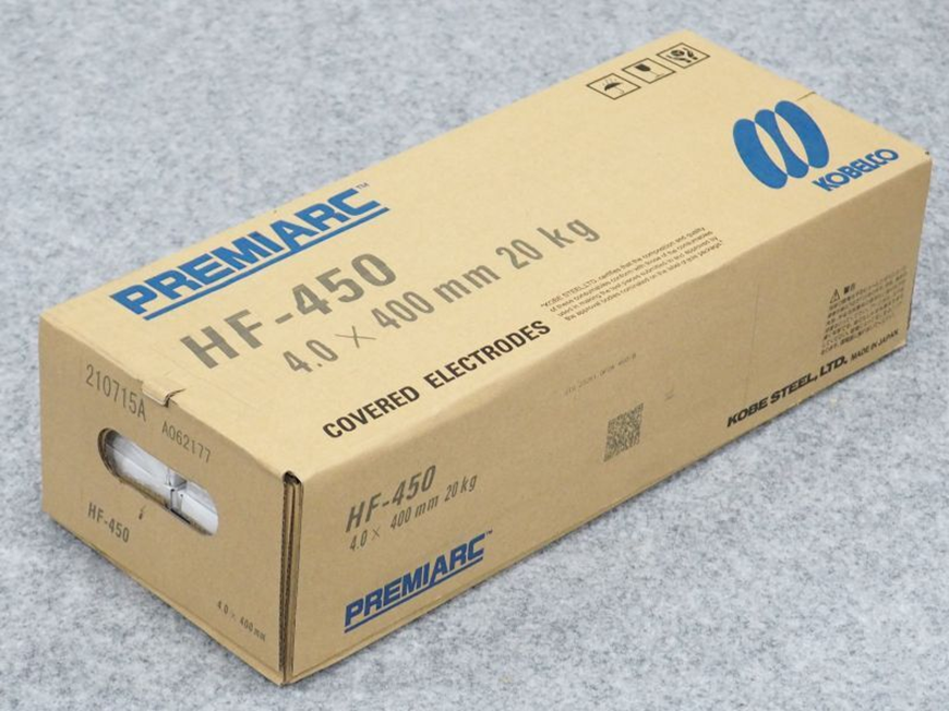 Hộp que hàn HF-450 trọng lượng 20kg