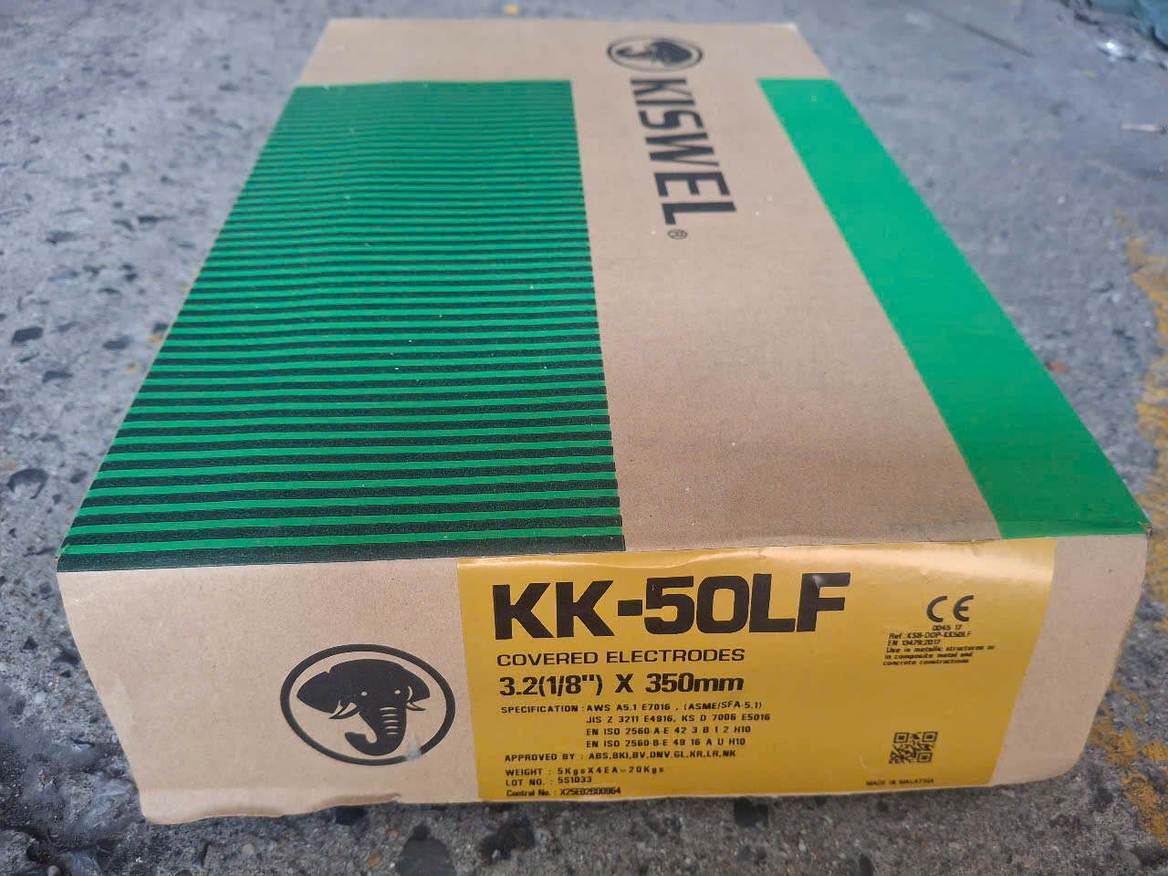 KK-50LF tạo mối hàn sáng mịn, khả năng chịu lực bền bỉ với thời gian