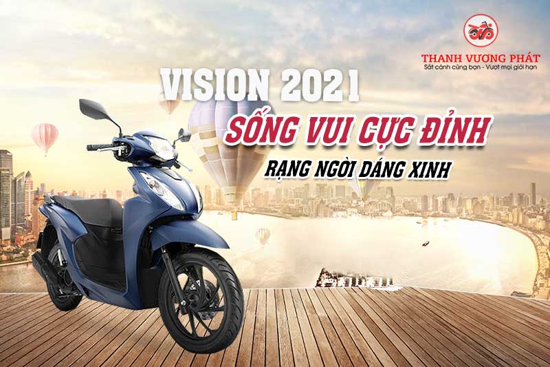 Xe máy Honda Vision 2021  Phiên bản cá tính giá rẻ nhất tháng 82023