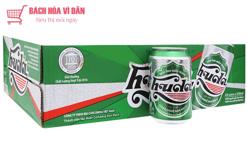Sản phẩm bia Huda Carlsberg Beer tự hào thương hiệu chất lượng