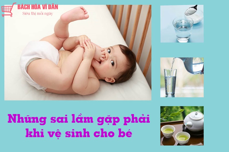 vệ sinh vùng kín cho bé