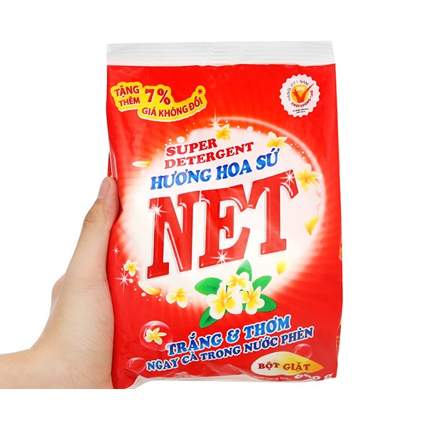 Bột giặt hương hoa sứ NET 600g Bách hóa Vì Dân Bột Giặt Hương Hoa Sứ Net 600G Bách Hóa Vì Dân