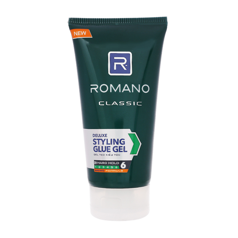 Gel Romano Classic gel vuốt tóc siêu cứng cho Nam giới giữ nếp lâu