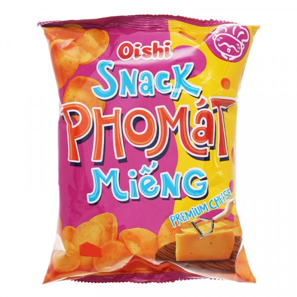 Snack pho mát miếng Oishi gói 40g